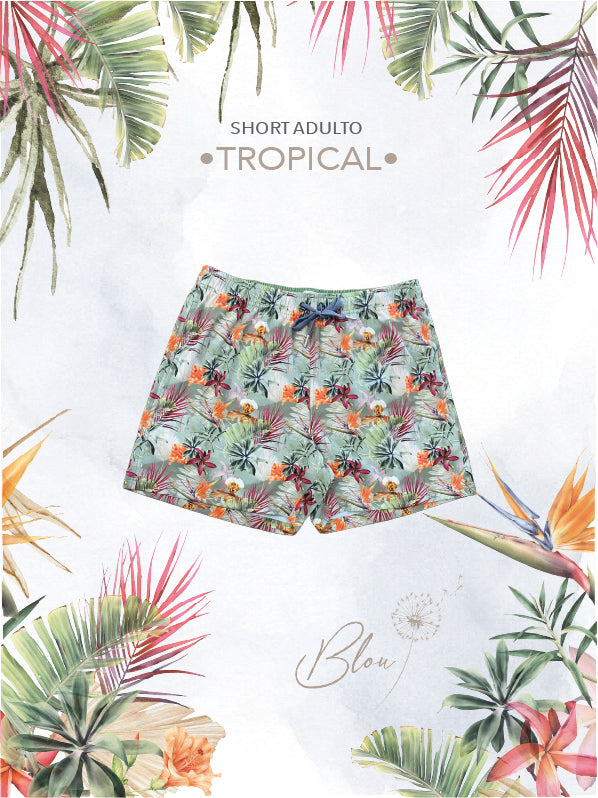 Short Adulto Tropical