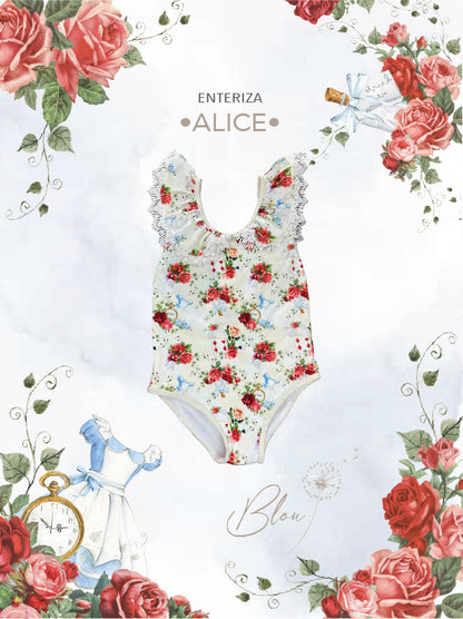 Traje de Baño Niña Cuellón Alicia
