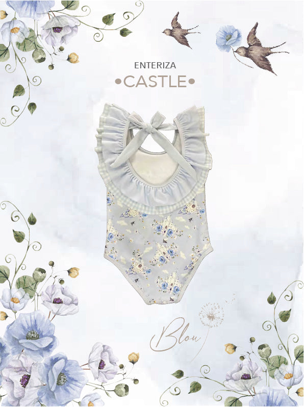 Traje De Baño Niña Vuelos Castle